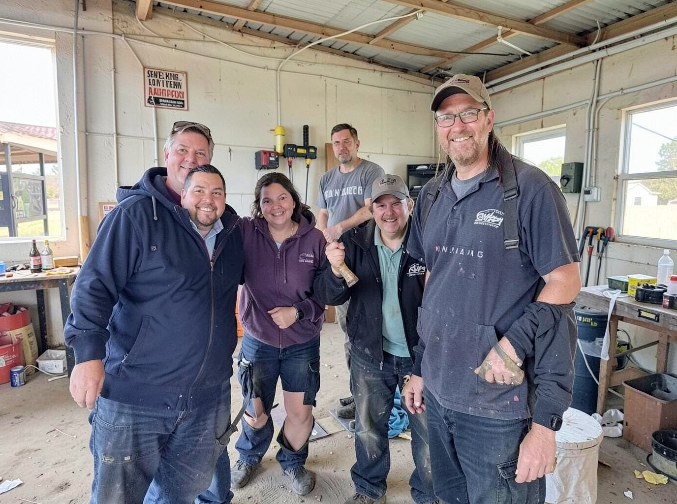 The Roofing Contractor San Angelo team at work in San Angelo
