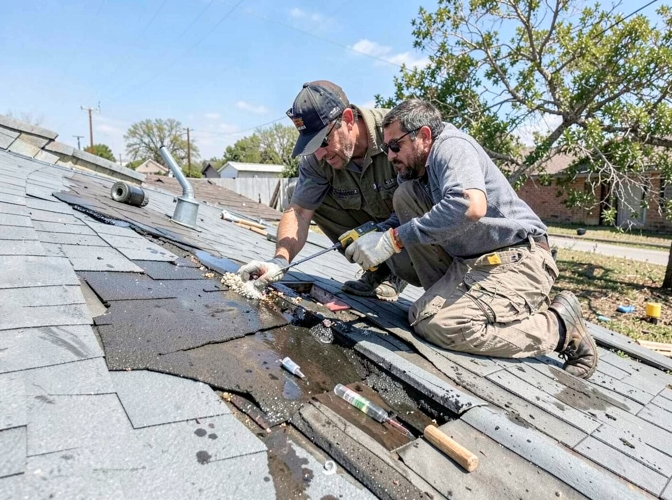 Roof Leak Repair in San Angelo